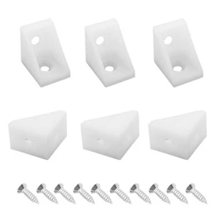 20PCS Corner Brace Nylon Corner Braces Angle Bracket 0.79" x 0.79" x 0.59"LxW - Picture 1 of 7
