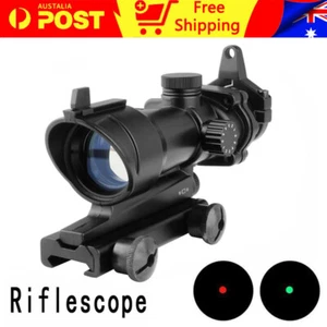 1x32 ACOG Style Red/Green Dot Sight w/ Iron Sights for Airsoft FULL METAL Scope - Picture 1 of 5