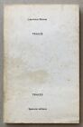 Tracce / Traces By Lawrence Weiner Rare! 1St Ed Ltd To 1000 Copies Sperone 1970