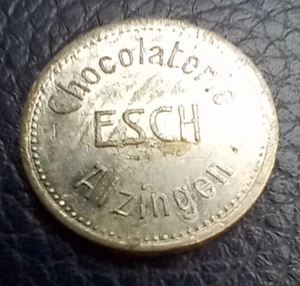 Chocolaterie Alzingen / ESCH - Luxenberg Trade Token Coin - 19mm - Free Shipping - Picture 1 of 2