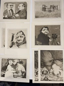 Vintage Gedankenfabrik Grußkarten aus der Originalradierung von Charles Bragg - Bild 1 von 18