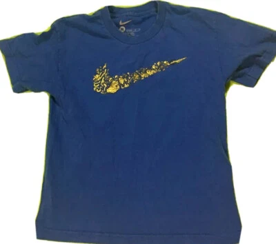 Nike de manga corta azul y amarillo para niño. Talla Mediana ENVÍO GRATUITO Foto 1 de 2