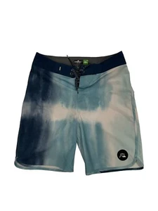 Quiksilver Highline Boardshorts Swim Trunk Shorts Blue Boys 28x8 Good Condition - Picture 1 of 11