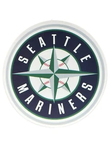 Seattle Mariners Sticker Decal MLB Baseball 2.5”x2.5” - Picture 1 of 1