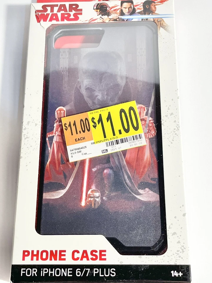 Think Geek Star Wars IPhone 6/6S/7/8 PLUS Case Kylo Light Weight - Image 1 of 1