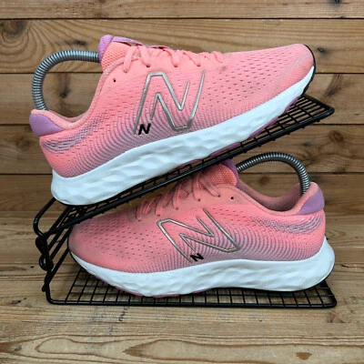 New Balance 520 Trainers Womens UK 5 Pink Coral White Road Running Gym Shoes - Image 1 of 4