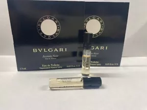 Bvlgari Jasmin Noir edt Samples 2 Total New w/cards - Picture 1 of 4