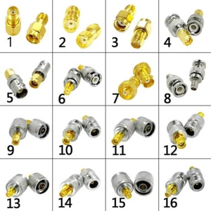 1pc SMA Male Female to BNC N Plug Jack RF Coax Adapter Connector Straight 50Ohm - Picture 1 of 12