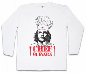 CHEF GUEVARA LONG SLEEVE T-SHIRT Che Socialism Communism Fun Fidel Revolution - Bild 1 von 1