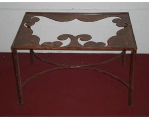 DESIGN TISCH EISEN 50 x 100 cm. 30% RABATT . 698 - Bild 1 von 2