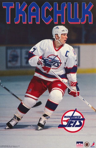 POSTER : NHL HOCKEY :  KEITH TKACHUK - WINNIPEG JETS  - FREE SHIPPING !   RC38K Cover