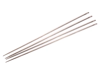 PRL) LOT 4 AGHI MATERASSAIO CRUNA LUNGA 24 cm MATTRES NEEDLES LONG EYED AIGUILLE - Immagine 1 di 3