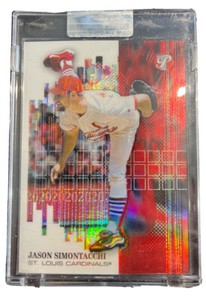 2002 Topps Pristine Jason Simontacchi Uncirculated Refractor Rare #158 SN /799