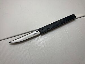 CRKT CEO Carbon Fiber S35VN Steel Flipper Blade HQ Exclusive Pocket Knife *RARE*