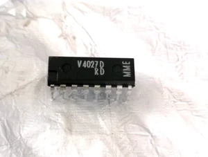 Schaltkreis V 4027 D DDR CMOS (2x JK-FLIP_FLOP) - Bild 1 von 1