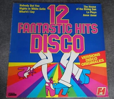 Vinyles 33 tours , 12 Fantastic Hits Disco,LP, Compilation, carrere sirocco 1978 - Photo 1/4
