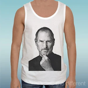 CANOTTA T-SHIRT " STEVE JOBS "IDEA REGALO ROAD TO HAPPINESS - Foto 1 di 1