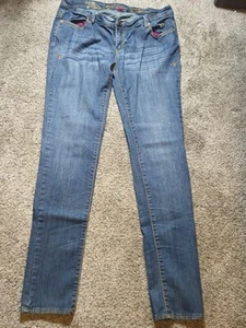 34x33 Vintage Apple Bottoms Jeans Damen 13/14 blau Y2K - Bild 1 von 9