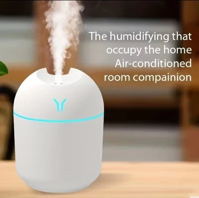 Mini Large Mist Volume USB Air Humidifier Household Small Desktop Intelligent Ca - Image 1 of 4