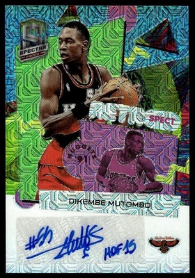 2022-23 Panini Spectra META/25 / Dikembe Mutombo AUTOGRAPH / 23/25 - Image 1 of 2