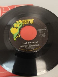 Engelbert Humperdinck That Promise The Last Waltz 45 Parrot Record Vinyl 7"  - Picture 1 of 9