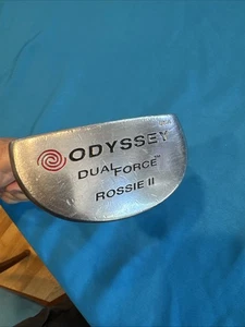 Odyssey Dual Force Rossie II Mallet Putter 35" Men's Left Hand Steel Shaft - Picture 1 of 5