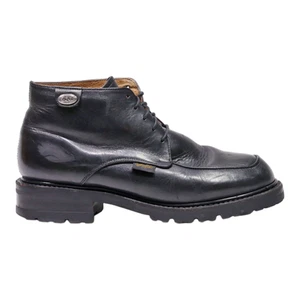 BUFFALO Ankle Boots Black Leather Mens UK 9 - Picture 1 of 6