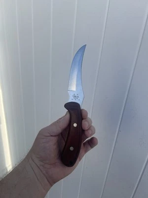 CASE XX 美国 RIDGEBACK HUNTER 玫瑰木手柄和皮革护套 — 第 1/4 张图片