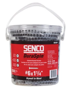 Senco 06A125P Duraspin Drywall to Wood Collated Screw #6 x 1-1/4 in. - Picture 1 of 4