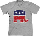 GOP Elephant Republican Election Conservative Political Statement Mens Tee