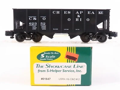 S Scale S-Helper Showcase 01647 C&O Chesapeake & Ohio USRA 2-Bay Hopper #62352 - Image 1 of 4