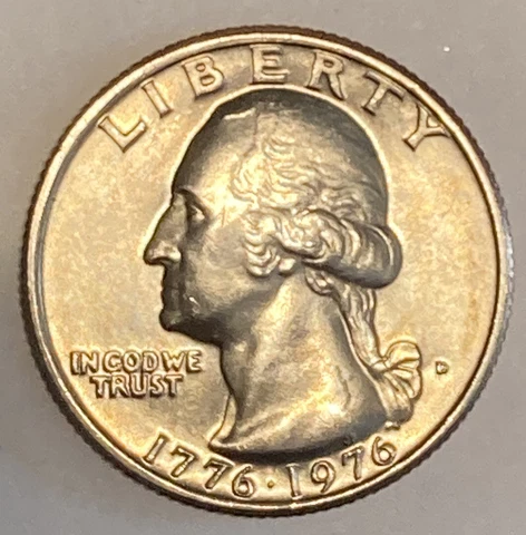 GEM BU 1776 1976-D Bicentennial Washington Quarter Denver Mint -Save on Multiple Cover