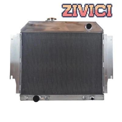 Radiador completo de aluminio para Ford E-150 E-250 E-350 Econoline V8 AT 1979 1980 81-91 Foto 1 de 4