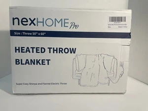 NEXHOME PRO Heated Electric Blanket Christmas theme | Size: 50"x60" | FAST S&H - Picture 1 of 3
