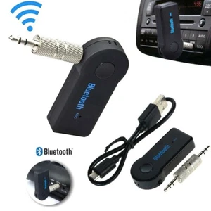 Kabelloser Bluetooth 3.5mm AUX Audio Stereo Musik Heim Auto Empfänger Adapter - Bild 1 von 6