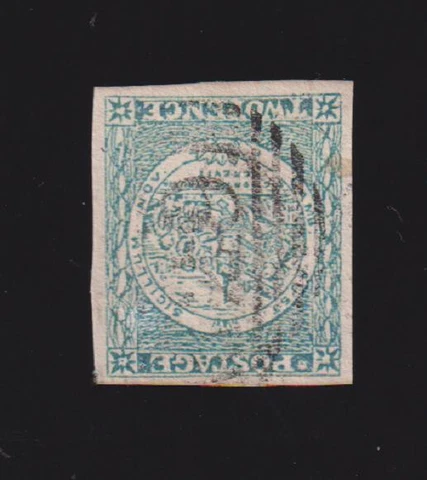 1850 NSW 2d Greyish Blue with Clouds Sydney View, SG 17 Cover