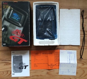 RARE CONSOLE NEC PC ENGINE GT COMPLETE EN BOITE AVEC NOTICE FRANCAISE HYPER RARE - Picture 1 of 12