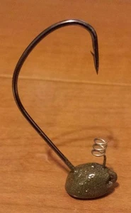 (25) 3/8oz STAND UP HEAD SCREW LOCK PAINTED BRUSH JIG WIDE GAP HOOK SHAKY SHAKEY - Picture 1 of 9