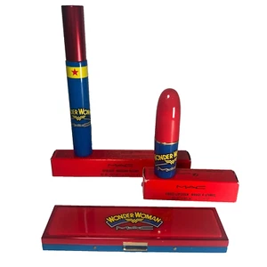 Set x3 Rare MAC Cosmetics Wonder Woman Maquillage 2011 - Unused - Collector - Picture 1 of 4