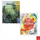 Waltraud Nawratil Collection 2 Books Set Abstract Nature in Watercolour Paperba