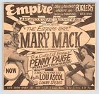 MARY MACK EMPIRE BURLESK NEWARK NJ Vintage 5.5"X5.5" Newspaper Ad 1950's M505