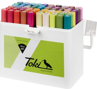 Toki Marker 60er Set zwei Spitzen Alkohol Marker - Bild 1 von 2