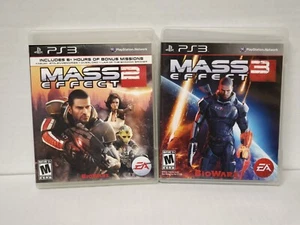 PS3 Mass Effect Bundle: 2 no Manual & 3 CIB (Sony PlayStation 3) Both Tested - Picture 1 of 6