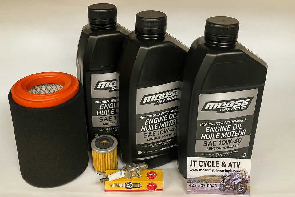 Yamaha YFM 250 BearTracker Bruin Big Bear Kit de afinación de filtro de aire de cambio de aceite NGK Foto 1 de 1