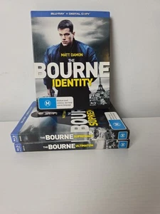 The Bourne Series x 3 - Blu-Ray Bluray Identity Supremacy Ultimatum - Picture 1 of 11