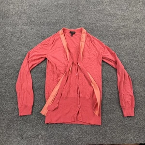 Escada Sport Cardigan Womens Small Pink Cashmere Wool Blend Lightweight Sweater - Picture 1 of 11