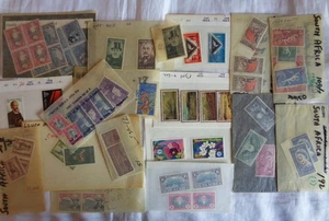 Lote de 58 estampillas de Sudáfrica Job, MNH sin marcar incluyendo bloques - Imagen 1 de 5