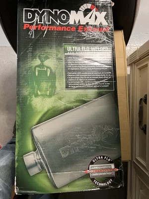 Silenciador Dynomax Performance Ultra Flo soldado centralizado - centralizado 3" ID-OD 17220 - Imagem 1 de 2