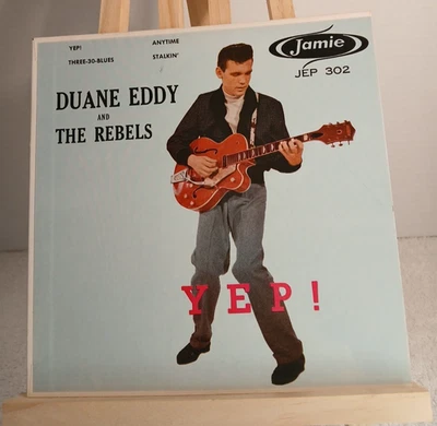 DUANE EDDY & THE REBELS “Yep!” Jamie JEP 302  45 EP w/ Pic Sleeve EX RockabiLLY - Image 1 of 4