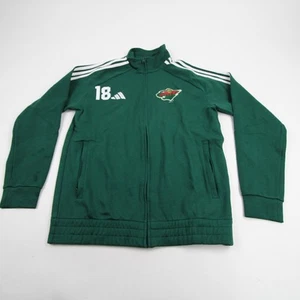 Minnesota Wild adidas Jacket Men's Dark Green New - Picture 1 of 9